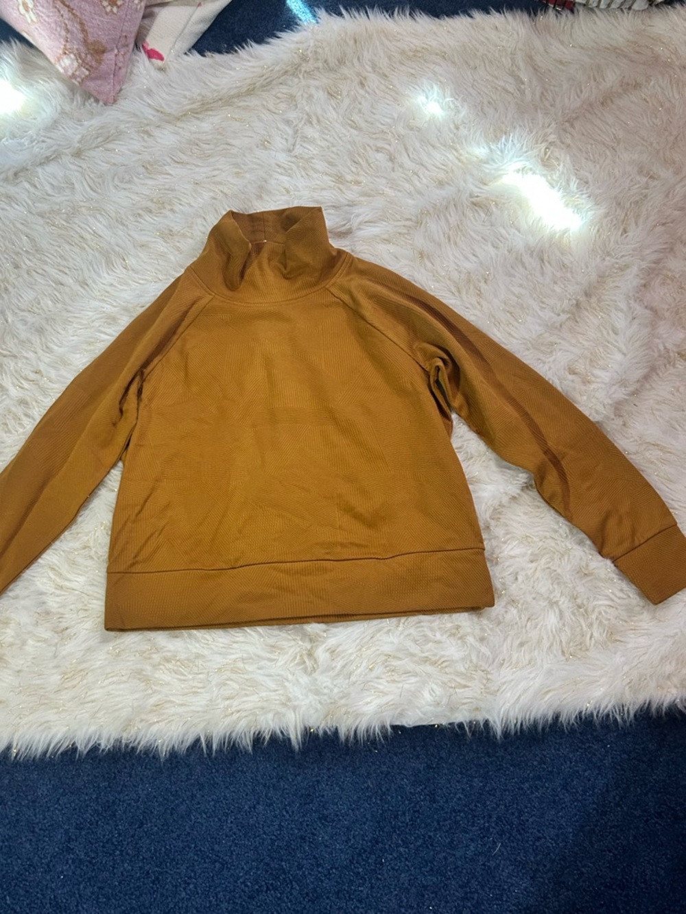 RBX Mustard Cowl Neck Sweater